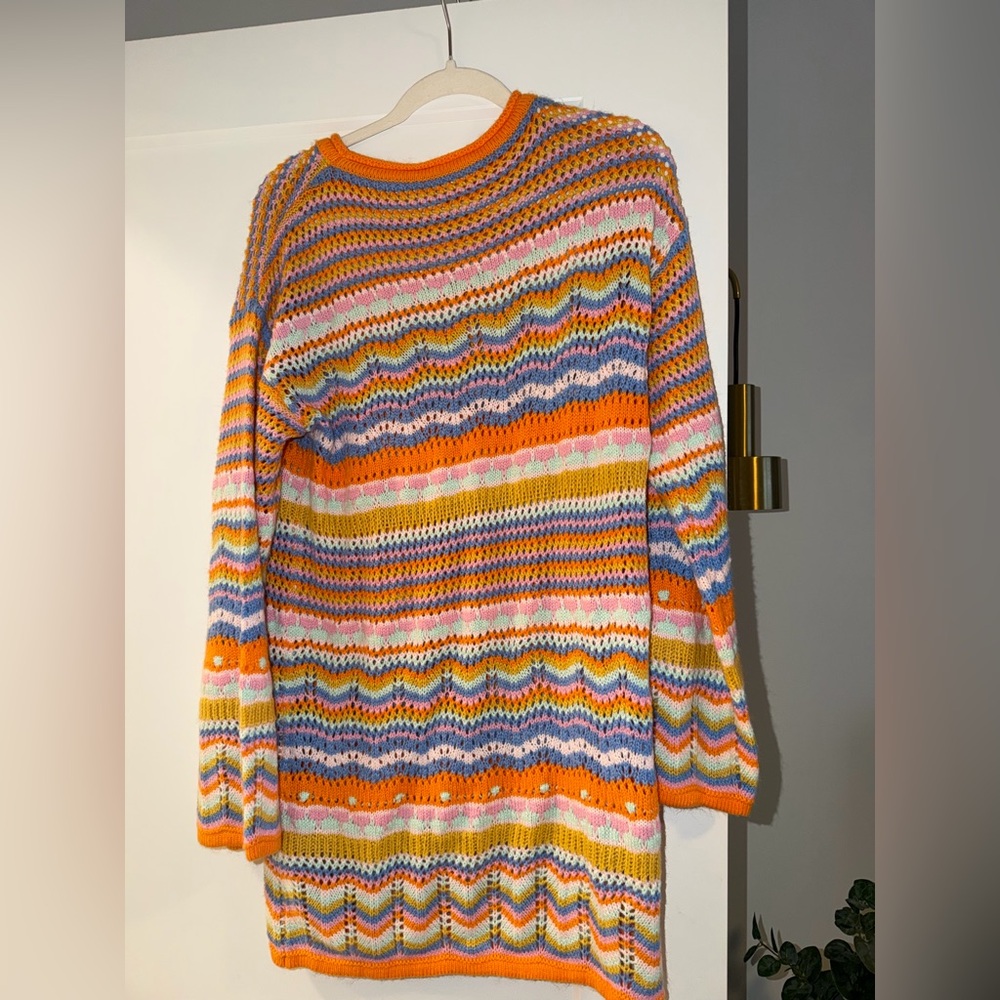 Colorful Striped coverup
